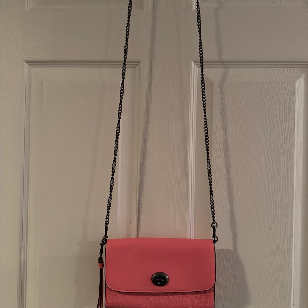 Coach Pink Crossbody Bag - Picture 2 of 8